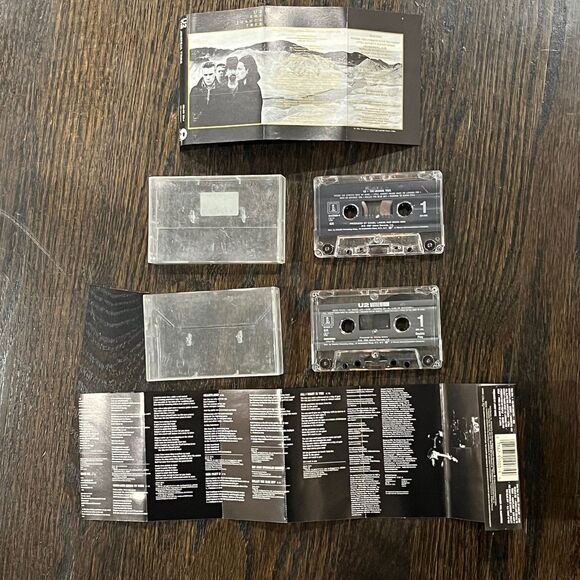 U2 Cassette Tape Lot Of 2 Joshua Tree Rattle And Hum TESTED 90s - Picture 4 of 6
